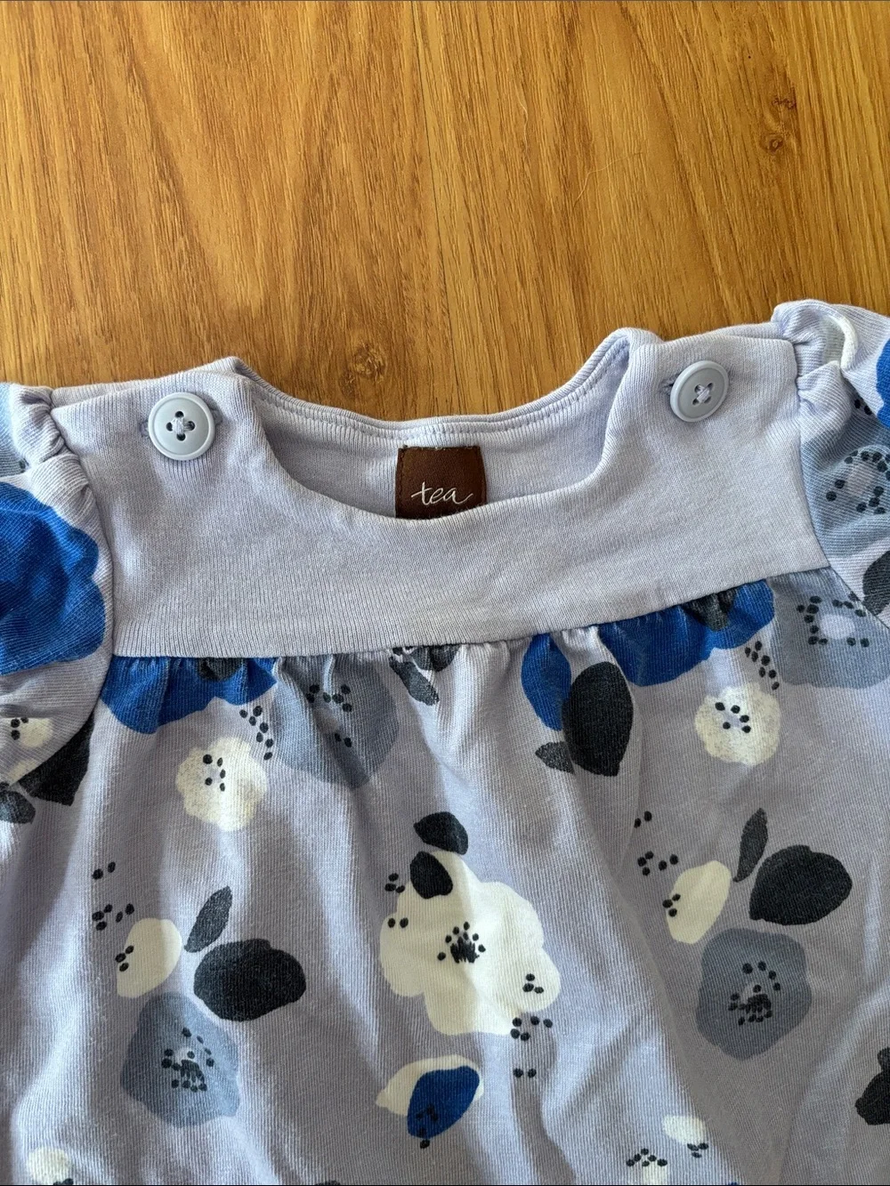 Tea Collection Floral Baby Onesie One-piece